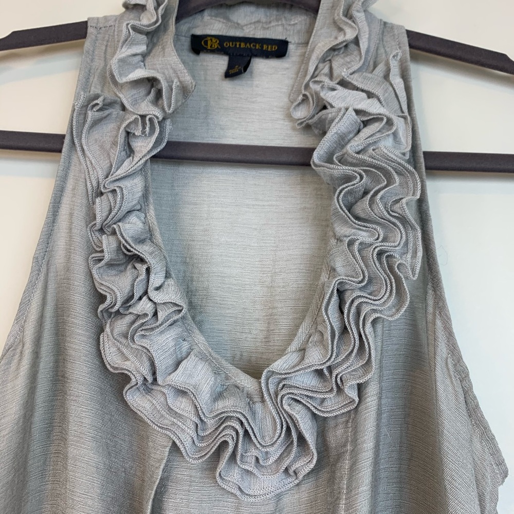 Outback Red Ruffle Neck Tank - Picture 3 of 5